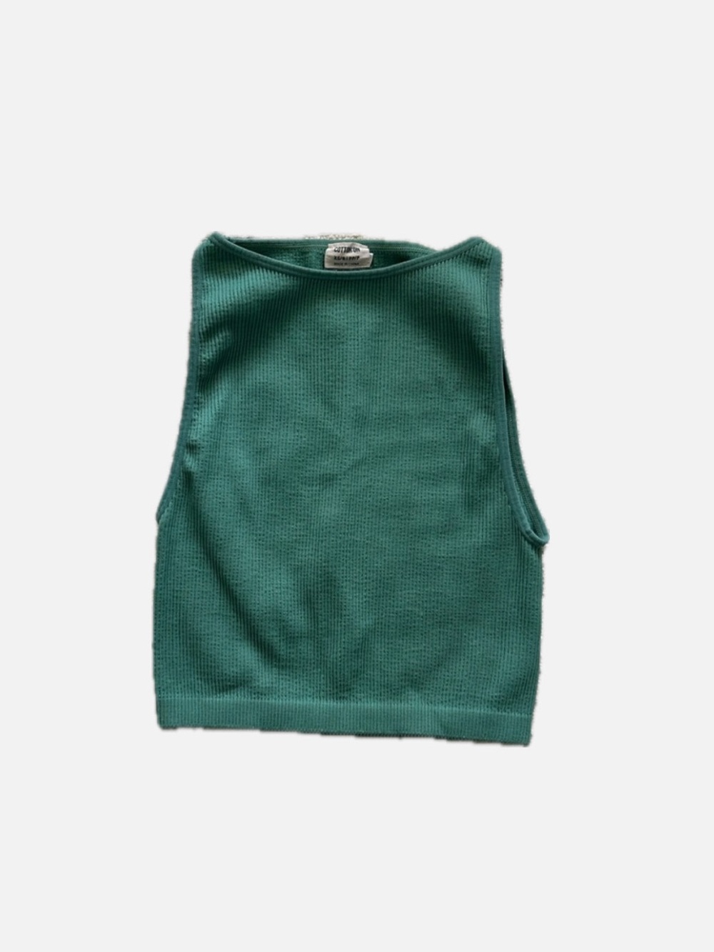 Green tank top